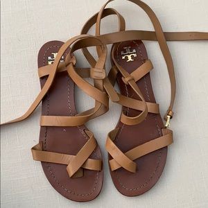 Tory Burch Wrap Sandal Flats